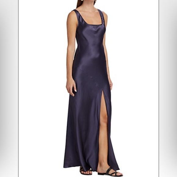 SIR The Label Esme Silk Bias Maxi Dress - Picture 4 of 6